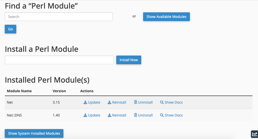 Cara Install Modul Perl Di CPanel